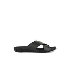 Muya Kejutan Anatomik Taban Dört Mevsim Erkek Terlik - Siyah - 40