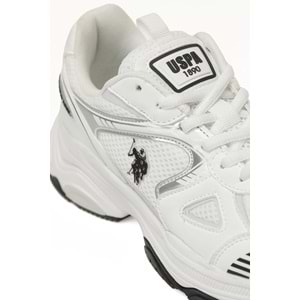 U.S. POLO ASSN. MERIDA 6FX KADIN SPOR AYAKKABI - BEYAZ - 40