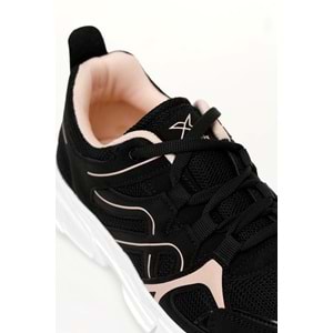 KİNETİX HUGO G 6FX UNİSEX SPOR AYAKKABI - SİYAH - 36