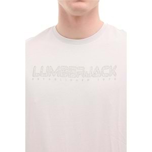 LUMBERJACK ML ULRICH 11ID1-100 6FX ERKEK KISA KOL TİŞÖRT - GRİ - L