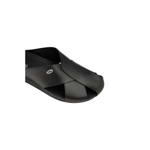 Muya İawn Anatomik Taban Dört Mevsim Erkek Terlik - Siyah - 40