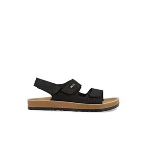 Muya Katad Anatomik Taban Erkek Sandalet - Siyah - 40