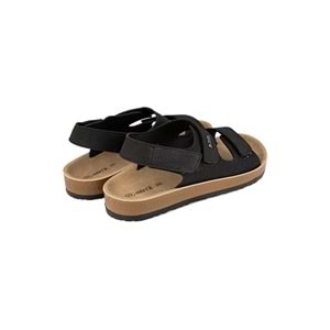 Muya Katad Anatomik Taban Erkek Sandalet - Siyah - 40