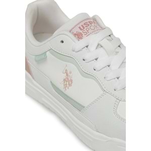 U.S. POLO ASSN. HOOD 6FX KADIN SNEAKER - BEYAZ - 40