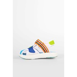 VİCCO FLOW II ERKEK ÇOCUK SANDALET - BEYAZ-SAKS - 22