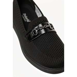 POLARİS 166783.Z6FX KADIN LOAFER AYAKKABI - SİYAH - 38