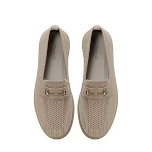 POLARİS 166783.Z6FX KADIN LOAFER AYAKKABI - VİZON - 40