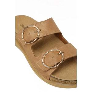 POLARİS 167196.Z6FX KADIN COMFORT TERLİK - TABA - 40