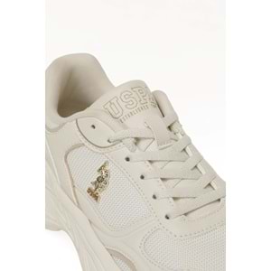U.S. POLO ASSN. ILINA 6FX KADIN SPOR AYAKKABI - BEJ - 40