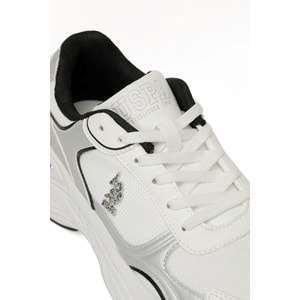 U.S. POLO ASSN. ILINA 6FX KADIN SPOR AYAKKABI - BEYAZ - 40