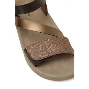 POLARİS 409106.Z6FX COMFORT KADIN SANDALET - BRONZ - 40