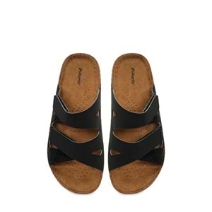 POLARİS 167194.Z6FX COMFORT KADIN TERLİK - SİYAH - 40