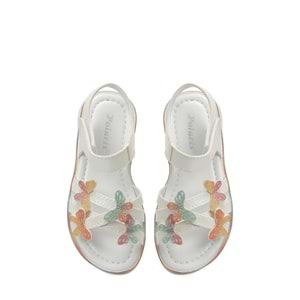 POLARİS BRUCO.P6FX KIZ ÇOCUK SANDALET - BEYAZ - 30