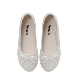 POLARİS CIPRI.F6FX KIZ ÇOCUK BABET AYAKKABI - BEYAZ - 31