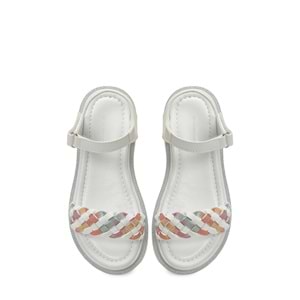 POLARİS İLOK.F6FX KIZ ÇOCUK SANDALET - BEYAZ - 31