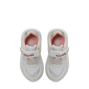 KİNETİX ELIO B 6FX IŞIKLI KIZ BEBEK SPOR AYAKKABI - BEYAZ - 21