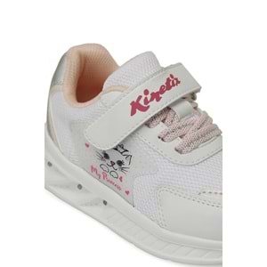 KİNETİX ELIO B 6FX IŞIKLI KIZ BEBEK SPOR AYAKKABI - BEYAZ - 21
