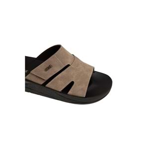 Muya Kalgaw Anatomik Taban Dört Mevsim Erkek Terlik - Vizon - 40