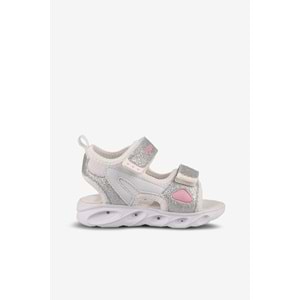 VİCCO ROY IŞIKLI KIZ ÇOCUK SANDALET - BEYAZ - 30