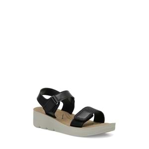 POLARİS 409105.Z6FX COMFORT KADIN SANDALET - SİYAH - 40