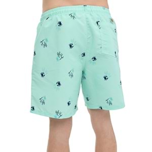 LUMBERJACK ML VISTORA 19HL-219 6FX ERKEK DENİZ ŞORTU - MINT - L