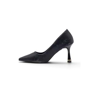 SHOES 1905 SİMLİ KADIN STİLETTO - SİYAH - 40