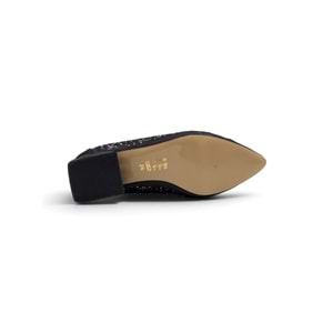SHOES 0755 TAŞLI KADIN ABİYE - SİYAH - 40