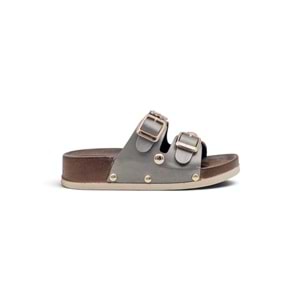 DEMİR L-0230 ÇİFT TOKALI KIZ ÇOCUK TERLİK - PLATİN - 31