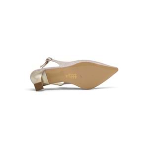 BERK SİMLİ MODEL TOPUKLU ABİYE - BRONZ - 36