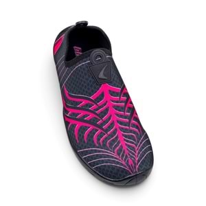 FİFTEEN Z3419 SPIDER UNİSEX AQUA DENİZ HAVUZ PLAJ AYAKKABISI - SİYAH-FUŞYA - 36