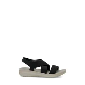 POLARİS 409073.Z6FX DOLGU TOPUK KADIN SANDALET - SİYAH - 40