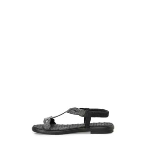 POLARİS 327075.Z 6FX DÜZ KADIN SANDALET - SİYAH - 40