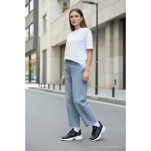 KİNETİX EMILIA PU W 6PR KADIN SNEAKER - SİYAH - 40