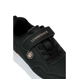 LUMBERJACK RICK JR 6PR KIZ ÇOCUK SNEAKER - SİYAH - 30