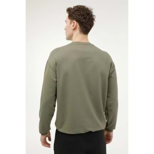LUMBERJACK MB SN75 C NECK SW 6PR ERKEK SWEATSHİRT - HAKİ - L
