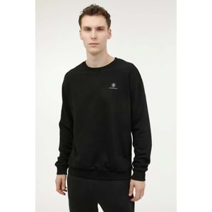 LUMBERJACK MB SN75 C NECK SW 6PR ERKEK SWEATSHİRT - SİYAH - L
