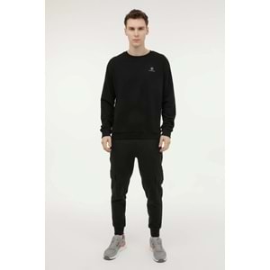 LUMBERJACK MB SN75 C NECK SW 6PR ERKEK SWEATSHİRT - SİYAH - L