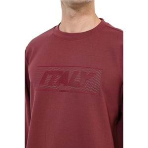 LUMBERJACK ML VANCE 16ITL-14 6PR ERKEK SWEATSHİRT - BORDO - L