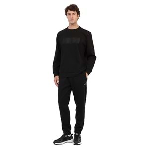 LUMBERJACK ML VANCE 16ITL-14 6PR ERKEK SWEATSHİRT - SİYAH - L