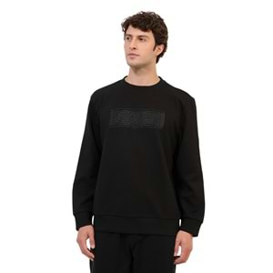 LUMBERJACK ML VANCE 16ITL-14 6PR ERKEK SWEATSHİRT - SİYAH - L