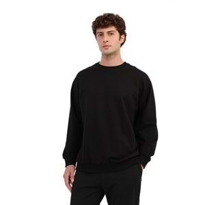 KİNETİX MB 16SN90 C SW 6PR ERKEK SWEATSHİRT - SİYAH - L