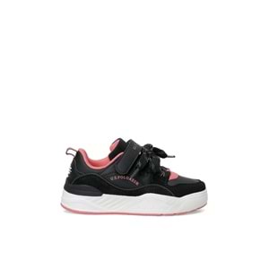 U.S. POLO ASSN. GEOKY JR 6PR KIZ ÇOCUK SNEAKER - SİYAH - 31
