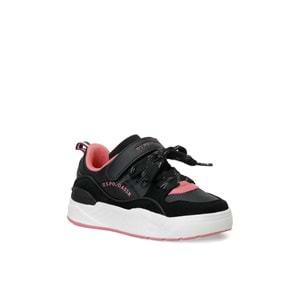 U.S. POLO ASSN. GEOKY JR 6PR KIZ ÇOCUK SNEAKER - SİYAH - 31