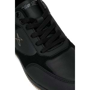 KİNETİX TYRON PU 6PR ERKEK SPOR AYAKKABI - SİYAH - 40