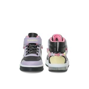 KİNETİX TONER HI P 6PR KIZ ÇOCUK HİGH SNEAKER - SİYAH - 26
