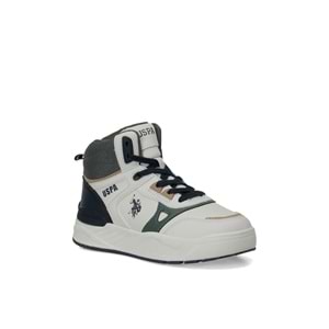 U.S. POLO ASSN. GEOLY JR 6PR ERKEK ÇOCUK HİGH SNEAKER - BEJ - 31