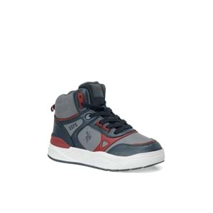U.S. POLO ASSN. GEOLY JR 6PR ERKEK ÇOCUK HİGH SNEAKER - LACİVERT - 31