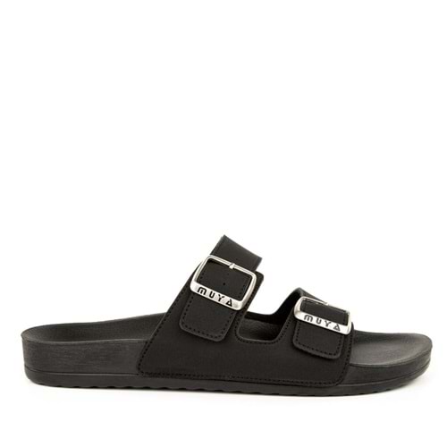 Muya Nova Anatomik Taban Dört Mevsim Erkek Terlik - Siyah - 40