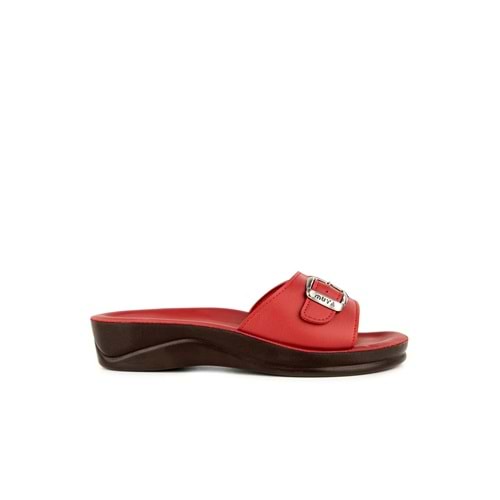 Muya Golden Anatomik Taban Dört Mevsim Kadın Terlik - Bordo - 40