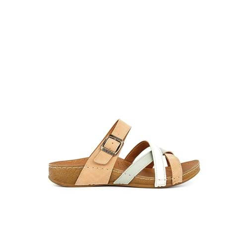 Muya Gizeh Anatomik Taban Kadın Terlik - Kum - 40